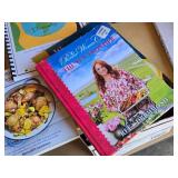 Collection of Cookbooks including "Joy of Cooking", "Taste of Home Cookbook", "The New Woman