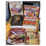 Cookbook Collection including Williams-Sonoma Simple Suppers, Magnolia Table, and Lidia