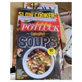 Cookbook Collection including Williams-Sonoma Simple Suppers, Magnolia Table, and Lidia