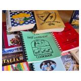 Lot of Cookbooks and Cooking Magazines including Crock-Pot Family Favorites and Taste of Home