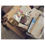 Giant Lot of Assorted Art and Framing Supplies including Dry Erase Boards, Mat Boards, and Sculpted Foam Speaker Grille