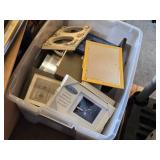 Large Lot of Picture Frames and Art Pieces including Framed Prayer, Assorted Frames, and Decorative Pieces