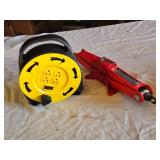 Extension Cord Reel and Big Red Scissor Jack
