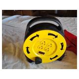 Extension Cord Reel and Big Red Scissor Jack