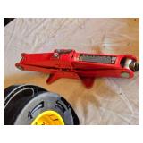 Extension Cord Reel and Big Red Scissor Jack
