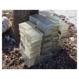 Glass Block Lot including Multiple Glass Blocks