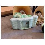 Rocking Horse Lamp and Brass Table Lamp Pair