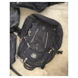 Lot of Backpacks and Bags including Nike Duffel, Endeavor Air Backpack, and U.S. Army Bag