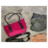 Lot of Handbags Including Fossil and Steve Madden