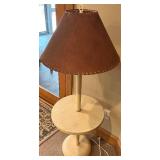LL- Floor Lamp with Built-In Round Table Shelf
