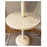 LL- Floor Lamp with Built-In Round Table Shelf