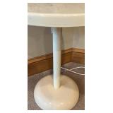 LL- Floor Lamp with Built-In Round Table Shelf