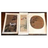 DR - Vintage Chinese Scroll Paintings Set (3)