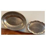 DR - Stonehill Silver Platter Duo Handmade in Italy