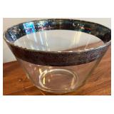 DR - Vintage Dorothy Thorpe Silver Rim Serving Bowl