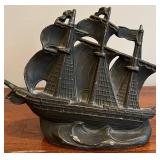 DR - Old Ironsides Cast Iron Ship Bookend