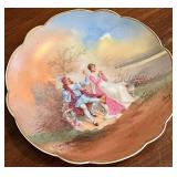 DR - Limoges France Porcelain Plates - 4-Piece Floral & Scenic Set