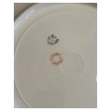 DR - Limoges France Porcelain Plates - 4-Piece Floral & Scenic Set