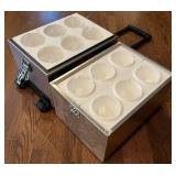 DR - ICC Impact 12-Bottle Aluminum Travel Case - Wheels