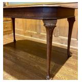 O - Pennsylvania House Desk - Vintage 3-Drawer Writing Table With Inlaid Top