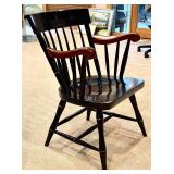 LL - Nichols & Stone Windsor Chair - Vintage Black Painted
