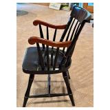 LL - Nichols & Stone Windsor Chair - Vintage Black Painted