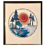 LL - Minnesota Lakes Area Framed Artwork
