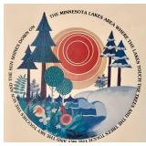 LL - Minnesota Lakes Area Framed Artwork