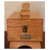 LL - Griffin Shinemaster Shoe Shine Box - Wood Kit w/ Accessories