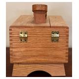 LL - Griffin Shinemaster Shoe Shine Box - Wood Kit w/ Accessories