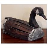 LL - Goose Slat Decoy - Vintage Canadian Folk Art