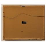 LL - Vintage Seascape Painting - Framed Watercolor, Signed