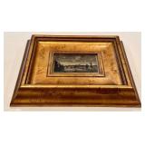 LL - Florence Cityscape Print in Gilt Frame - 14x16x3 in