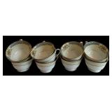 DR - Vintage Noritake Floral Border Dinnerware Set - 12 Plates, Bowls, Saucers, Mugs