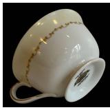 DR - Vintage Noritake Floral Border Dinnerware Set - 12 Plates, Bowls, Saucers, Mugs