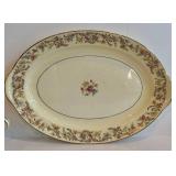 DR - Vintage Noritake Floral Dinnerware Set - 3 Platters, Covered Dish, Gravy Boat, Sugar & Cream, Casserole