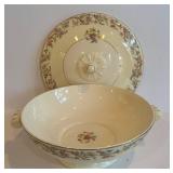 DR - Vintage Noritake Floral Dinnerware Set - 3 Platters, Covered Dish, Gravy Boat, Sugar & Cream, Casserole