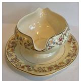 DR - Vintage Noritake Floral Dinnerware Set - 3 Platters, Covered Dish, Gravy Boat, Sugar & Cream, Casserole