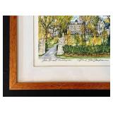 LR - Lake Forest College Print - McMahon Gallery - 12x14 Framed Artwork