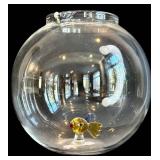 DR - Ichendorf Milano Glass Pitcher With Glass Fish - 7 inches tall, Made in Italy