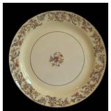 DR - Vintage Taylor Smith Taylor China 9-412 Floral Border Dinnerware