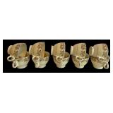 DR - Vintage Taylor Smith Taylor China 9-412 Floral Border Dinnerware