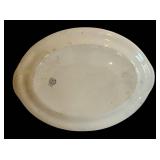 DR - Vintage Taylor Smith & Taylor China Floral Serving Set - 2 Platters, Sugar, Creamer, Gravy Boat, Casserole