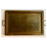 DR - Art Deco Brass Serving Tray