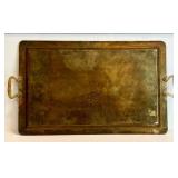 DR - Art Deco Brass Serving Tray