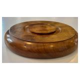 DR - Glass, Wood & Crystal Serving Trays Set of 3