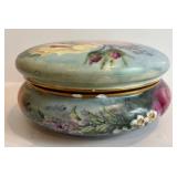 DR - D&C France Limoges Dresser Box - Antique Floral Rose