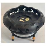 DR - Italian Gold-Toned Bowl with Candles & Stand