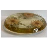 DR - Italian Gold-Toned Bowl with Candles & Stand