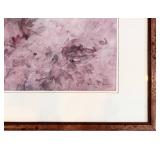 O - Framed Pink Botanical Print